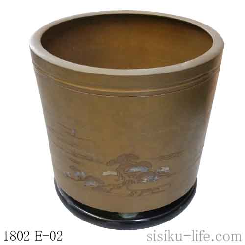1802E-02 金属製火鉢 | シシクの生活小物