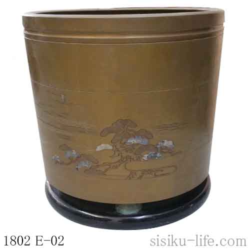 1802E-02 金属製火鉢 | シシクの生活小物